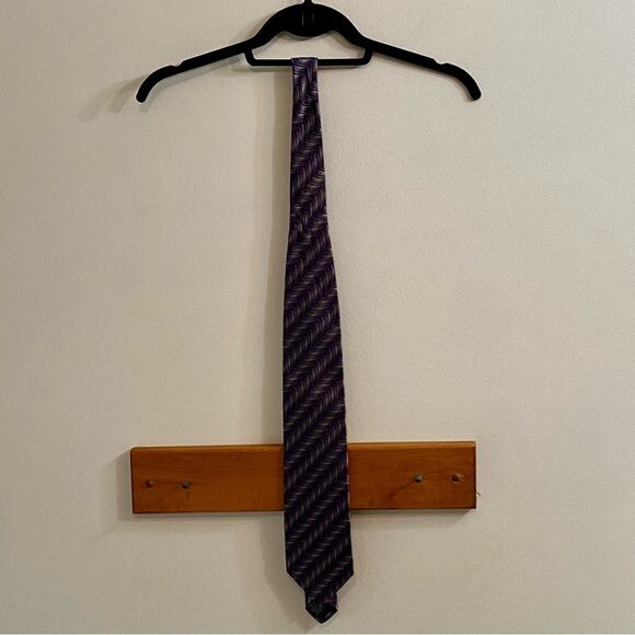 Missoni 100% Silk Mens Tie Colorful Geometric Design Work Wear Designer - Picture 13 of 16